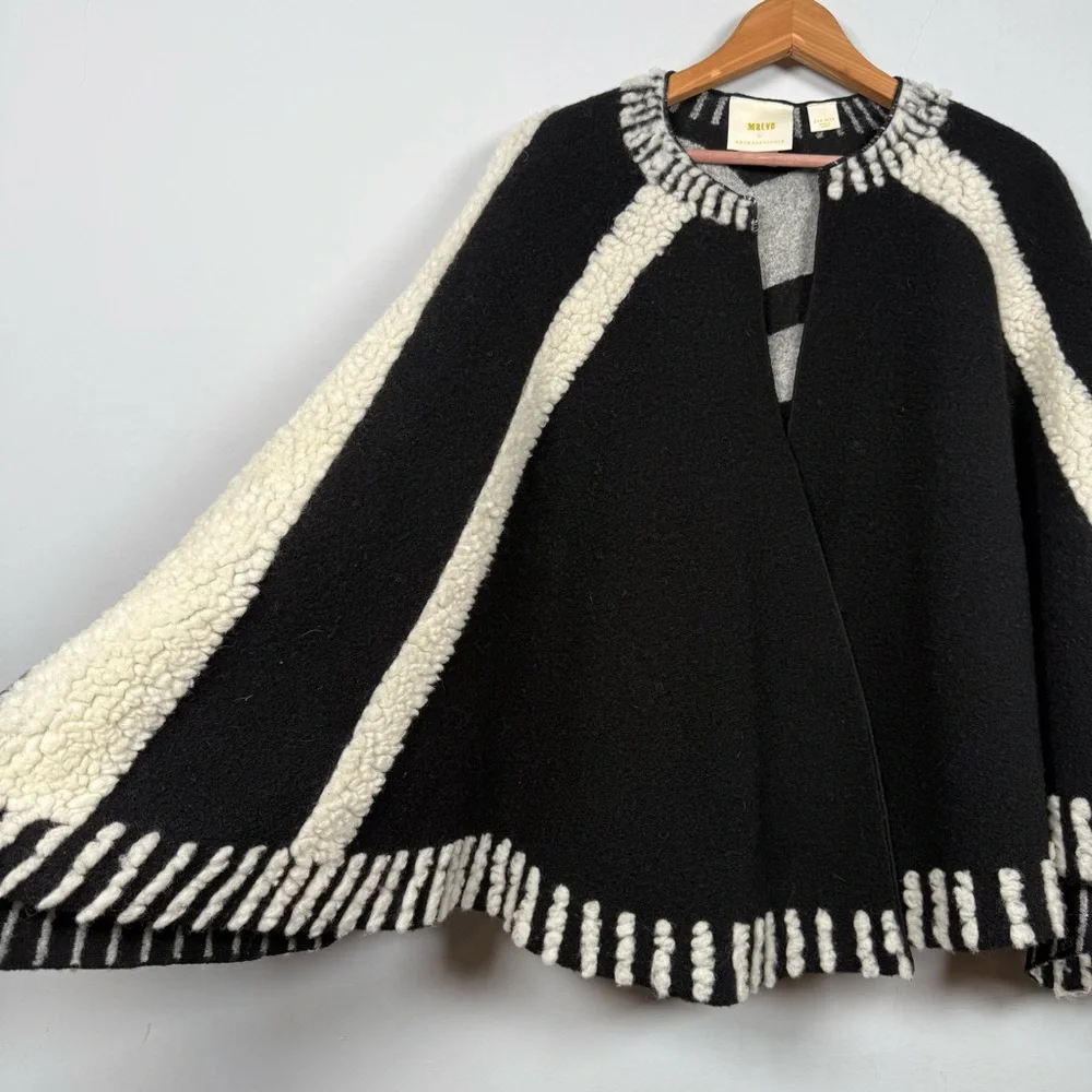 Anthropologie Sherpa Striped Cardigan, O/S - Picture 2 of 10